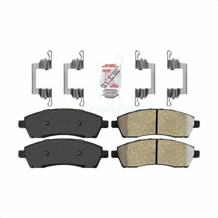 AMERIBRAKES Rear Semi-Metallic Disc Brake Pads For Ford F-250 Super Duty F-350 Excursion NWF-PRM757